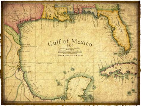 MAP Gulf of Mexico On Map